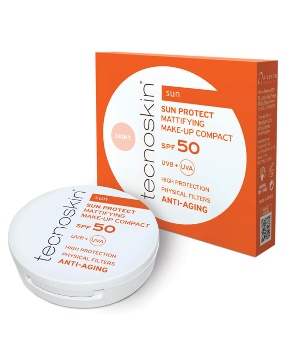 Mattifying Compact Make-Up  Sun Protect SPF 50 LIGHT